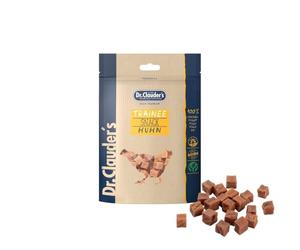 DR.CLAUDER'S - Snack d'entraînement | Snacks faciles à digérer à base de 95 % de viande avec inuline pour chiens et chats Friandises riches en nutriments dans un sachet fraîcheur | 80 g de poulet