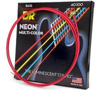Dr Cordes Nmcb-40 DR Neon 4 cordes de guitare basse, léger, Multicolore