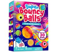 Dr. Daz - Bricolage balles rebondissantes Lot de 20 balles Multicolores pour Enfants à partir de 7 8 9 10 Ans
