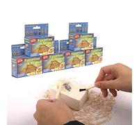 Dr.Daz - Kit jeux egypte pierre fouilles archéologiques pour enfants - 6 jouets pyramide différents-Jouet pour enfants 4 5 6 7 8 9 10 ans