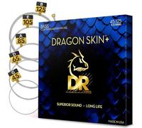 DR DBQ5-45 Dragon Skin+ Quantum Nickel Bass Guitar Strings 45-125 - Jeu de cordes pour guitare basse à 5 cordes