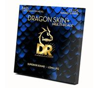 DR DBQM5-45 Dragon Skin+ Quantum Nickel Multiscale Bass Guitar Strings 45-125 - Jeu de cordes pour guitare basse à 5 cordes