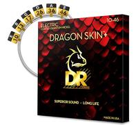 DR Strings - Jeu de cordes pour guitare électrique Dragon Skin+ 10-46 revêtues Médium 010