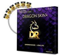 DR Strings – Cordes pour guitare électrique DEQ-11 DRAGON SKIN+™ 11-52