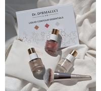 Dr. Dermaluci Lab Kit Contouring Visage - Blush Liquide + Highlighter + Skin Perfector - Coffret Maquillage Femme, Bronzer, Peau Sensible, Idée Cadeau, Made in Italy