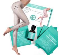 Dr. DERMALUCI LAB Pant Pro Drainage Lymphatique BIO Jambes Lourdes, Kit 5+5 | Anti-Cellulite, Tonifiant - Collants + Huile Drainante - Sel Mer Morte, Caféine, Lierre, Ortie - AIAB BIO, Made in Italy