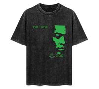 Dr DRE 2001 Music Theme Unisex T-Shirt Printed Tee Graphic Top Men Black Shirt XXL