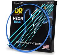 DR E NEON NBE- 9/46 HiDef Jeu de cordes bleues pour Guitare électrique