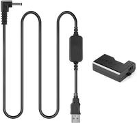 Dr-E10 Lp-E10 Dummy Batterie + 5V-8.4V Câble Usb Pilote Ack-E10 Pour Canoncanon 1500D 2000D 1300D 1200D 1100D Rebel T3 T5 T6 T7 X80 X90[Z514]