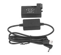 DR E8 DC Coupler LP E8 Remplacement de la Batterie Factice, Kit D'adaptateur Secteur de Type C pour Appareils Photo T2i T3i T4i T5i 700D 650D 600D 550D Kiss X4 X5 X6i X7i WE 060