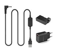 DR-E8 LP-E8 LPE8 Dummy Batterie + 5V-8.4V Câble USB Pilote ACK-E8 + QC3.0 Adaptateur Chargeur pour Canon EOS 550D 600D 650D 700D T2i T3i T4i T5i X4 X5 X6