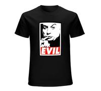 Dr Evil Unisex Cotton Tee Shirt Men's Black T-Shirt L