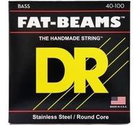DR FB-40 - Fat-Beam - Stainless Steel, jeu guitare basse, Light 40-100