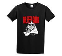 Dr. Feelgood British Pub Rock Stupidity Men's T-Shirt Unisex Black Men Tees L