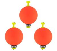 Dr.Fish Lot de 10 flotteurs de pêche lestés en mousse EVA à bouton-poussoir pour pêche au bar, catifsh, crappie, Bluegills, truite, 3,8 cm