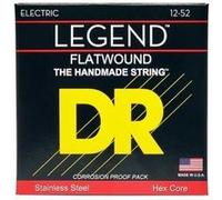 DR FL-12 - Legend - Polished Flatwound, jeu guitare électrique, Medium 12-52