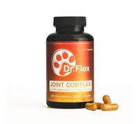 Dr. Flex Complexe Articulaire & Osseux pour Chiens - 110 Gélules - avec Glucosamine, Chondroïtine, MSM, Curcuma & Pipérine - Soutien Articulations, Ostéoarthrite, Mobilité Chien