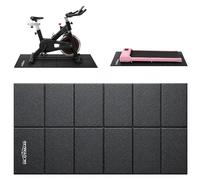 DR.GYMLEE Tapis pour Walking Pad et Tapis de Course, Protection Antidérapante pour Sol avec Absorption du Bruit, Tapis Pliable en PVC Haute Densité pour Moquette et Parquet, 140 x 60 x 0,6 cm