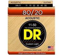 DR HA-11 - Hi-Beam - 80/20 laiton, jeu guitare acoustique, Custom Light 11-50