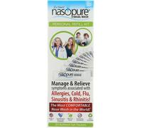 Dr. Hana's Nasopure The Nicer Neti Pot Refill Kit 40 Buffered Salt Packets Allergy and Congestion Relief Nasal Wash