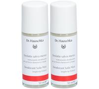 Dr.Hauschka Déodorant Sauge Menthe Rouleau 2x50 ml