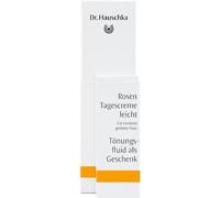 Dr-Hauschka Soin Soin-du-visageCrème de jour à la rose légère + Fluide teintant Crème de jour 30 ml + Fluide teintant 2.5 ml 32,5 ml