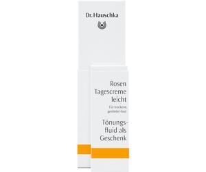 Dr-Hauschka Soin Soin-du-visageCrème de jour à la rose légère + Fluide teintant Crème de jour 30 ml + Fluide teintant 2.5 ml 32,5 ml