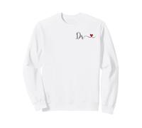 Dr Heart - Cadeau typographique Manuscrit Sweatshirt
