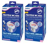 Dr. Helewa Carebag Toilettes Aide Cleanis Jetable Toilettes Vacances Outdoor Camping Caravane Camping Bateau Bus Siège de Toilette Seau Soin Médical handicapé, 2 Set=40Stk