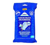 Dr Helewa - Dhicbath12 - Gants De Toilettes Pré-Humidifiés Plastifiés Infection Control 12 Pièces