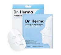 Dr. Herma - Hydrogel Masque (4x unités) Hydratation Intense, Anti-Âge, Resserrement des Pores, Hypoallergénique - Soin Visage Premium pour Tous Types de Peaux