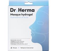 Dr. Herma - Masque Hydrogel Collagène & Acide Hyaluronique Hydratation Intense, Anti-Âge, Resserrement des Pores, Hypoallergénique - Soin Coréen Visage Premium pour Tous Types de Peaux. (4)