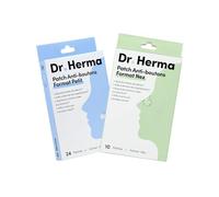 Dr. Herma - Patch Anti Acne Invisible - Résultats en 6 à 8h - Testé sous contrôle dermatologique - Acide Salicylique, Hydrocolloïdes, Huile d'Arbre à Thé - 24 Patchs Petits et 10 Patchs Nez