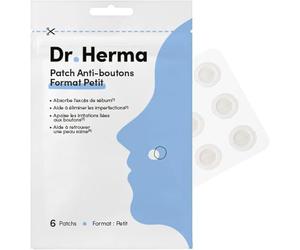 Dr. Herma - Patch Anti Bouton, Acne Patch Invisible - Résultats en 6 à 8h - Testé sous contrôle dermatologique - Acide Salicylique, Hydrocolloïdes, Huile d'Arbre à Thé - Boîte de 6 patchs