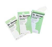 Dr. Herma - Patch Anti Bouton - Adapté au Nez - Résultats en 6 à 8h - Testé sous contrôle dermatologique - Acide Salicylique, Hydrocolloïdes, Huile d'Arbre à Thé - 3 Boîtes de 10 patchs