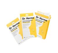Dr. Herma - Patch Anti Bouton - Format XL - Résultats en 6 à 8h - Testé sous contrôle dermatologique - Acide Salicylique, Hydrocolloïdes, Huile d'Arbre à Thé - 3 Boîtes de 10 patchs