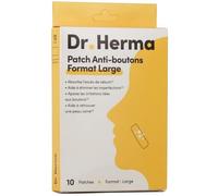 Dr. Herma – Patch anti-bouton grand – 10 pansements