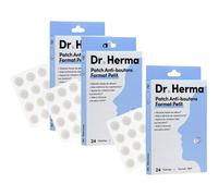 Dr. Herma Patch Anti-Boutons Format Petit 24 Patches Promo 2+1 Gratuit