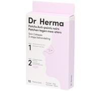 DR. HERMA Patch anti-points noirs 2 étapes Masque 2x5 pc(s)
