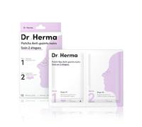 Dr Herma - Patch Nez Point Noir 2 étapes Format Nez - Purifie, Désincruste & Ressere les Pores - 5 Paires de Patch Nasal Anti Imperfection Visage