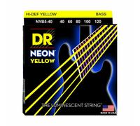 DR Hi-Def Neon Jeu De Cordes De Basse - Jaune 040-120