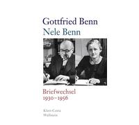 Dr. Holger Hof Gottfried Benn Ne Briefwechsel 1930-1956: Mit Ausblicken (Relié)