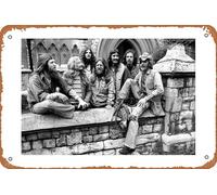 Dr. Hook And The Medicine Show - Poster - Portrait de groupe, Angleterre, 1975 - Affiche vintage en métal amusante pour maison, bar, pub, cuisine, garage, restaurant - 20,3 x 30,5 cm