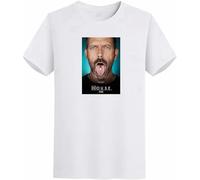 Dr.House Everybody Lies Feel Better TV Series Present t Shirt for Men Short Sleeve t-Shirts Oversized Tees Tops Men's Clothing T-Shirt White L