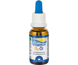 Dr. Jacob's Huile de vitamine D3 640 gouttes 800 UI vegan Goutte(S) Orale(S) 20 ml