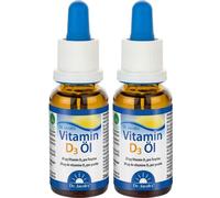 Dr. Jacob's Huile de vitamine D3 640 gouttes 800 UI vegan Goutte(S) Orale(S) 2x20 ml