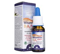 Dr. Jacob's Vitamine D3+K2 FORTE, gouttes - 20 ml