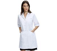 Dr. James Blouse Blanche pour Femme, Coupe Classique, Manches 3/4 (40 (Medium))