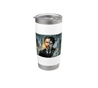 « Dr Jekyll et Mr Hyde Split Face Classic Literary Horror Gobelet isotherme en acier inoxydable double paroi