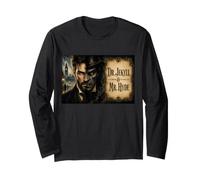 « Dr Jekyll et Mr Hyde Split Face Classic Literary Horror Manche Longue